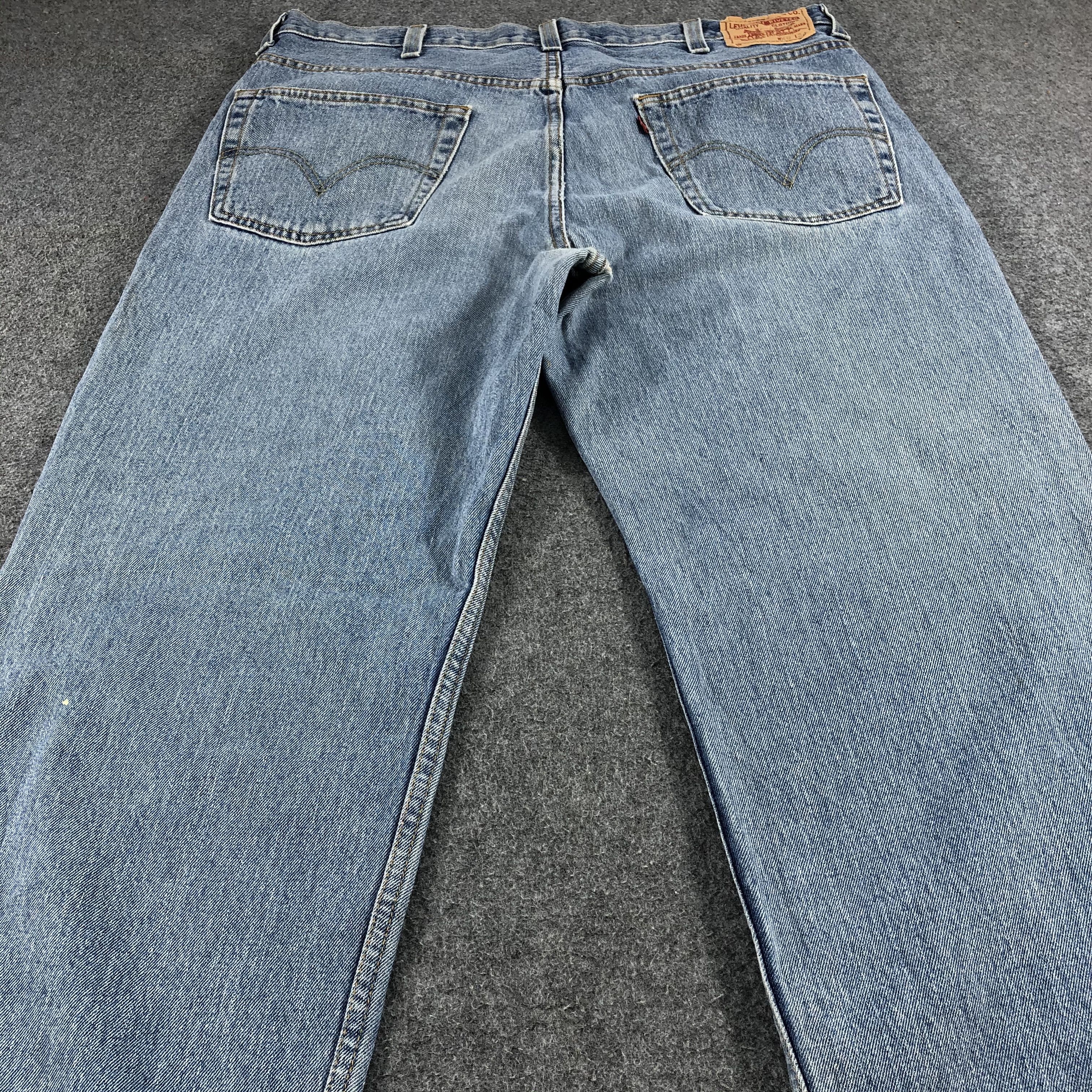 Levi's Vintage Light Wash Levis 550 Jeans-J1261 Size US 40 / EU 56 - 4 Thumbnail
