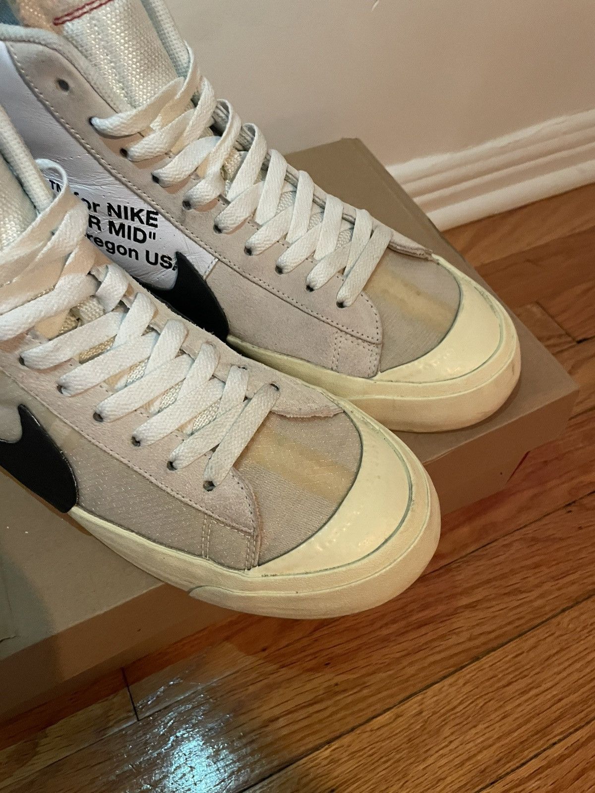 Nike × Off-White Off White x Blazer Mid “The Ten” Size US 10 / EU 43 - 2 Thumbnail