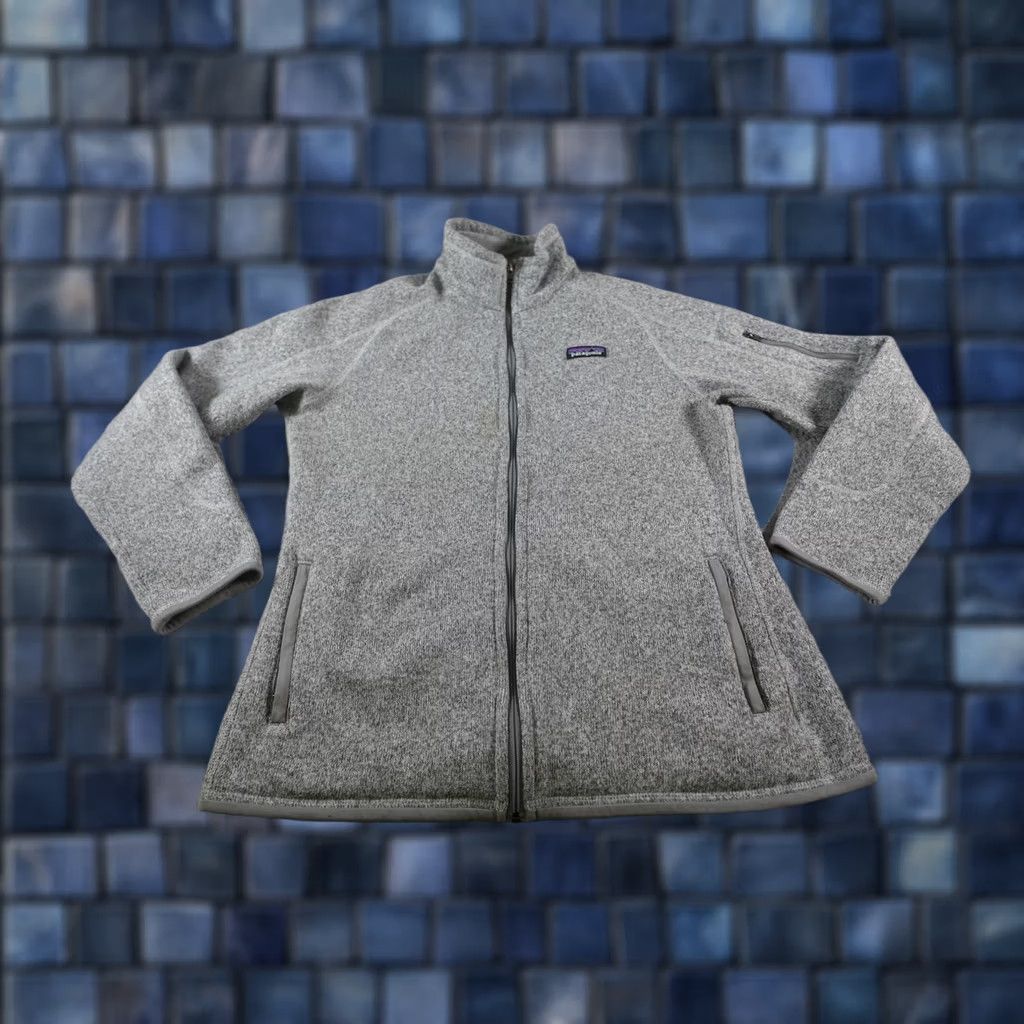 Patagonia Patagonia Jacket Womens Large Gray Fleece Full Zip Pockets Hiking Camping Nature Size M / US 6-8 / IT 42-44 - 1 Thumbnail