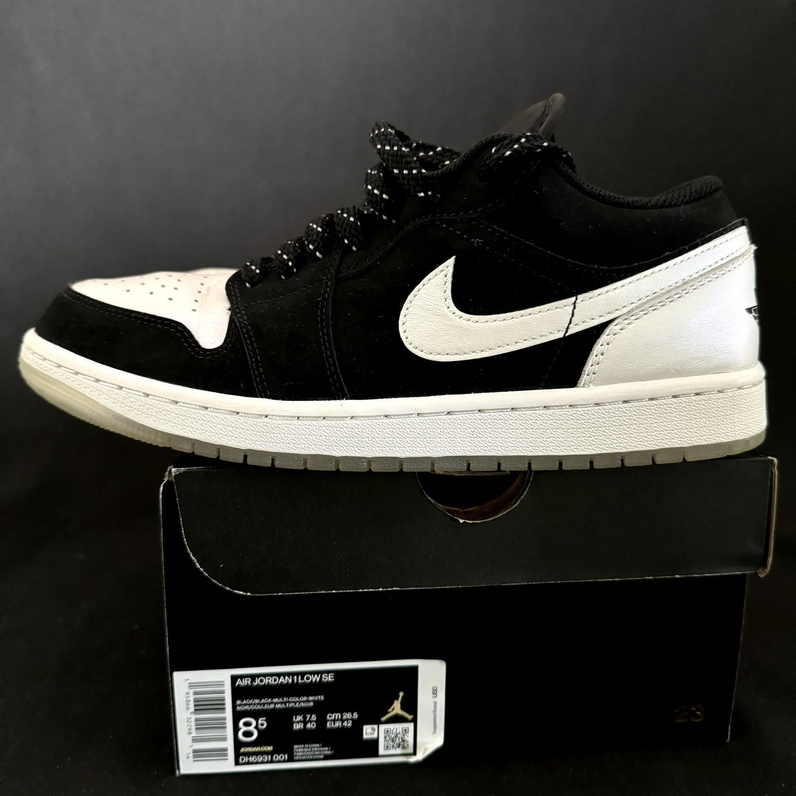Jordan Brand × Nike Size 8.5 - Nike Air Jordan 1 Low SE Diamond Men's Shoes Size US 8.5 / EU 41-42 - 8 Thumbnail