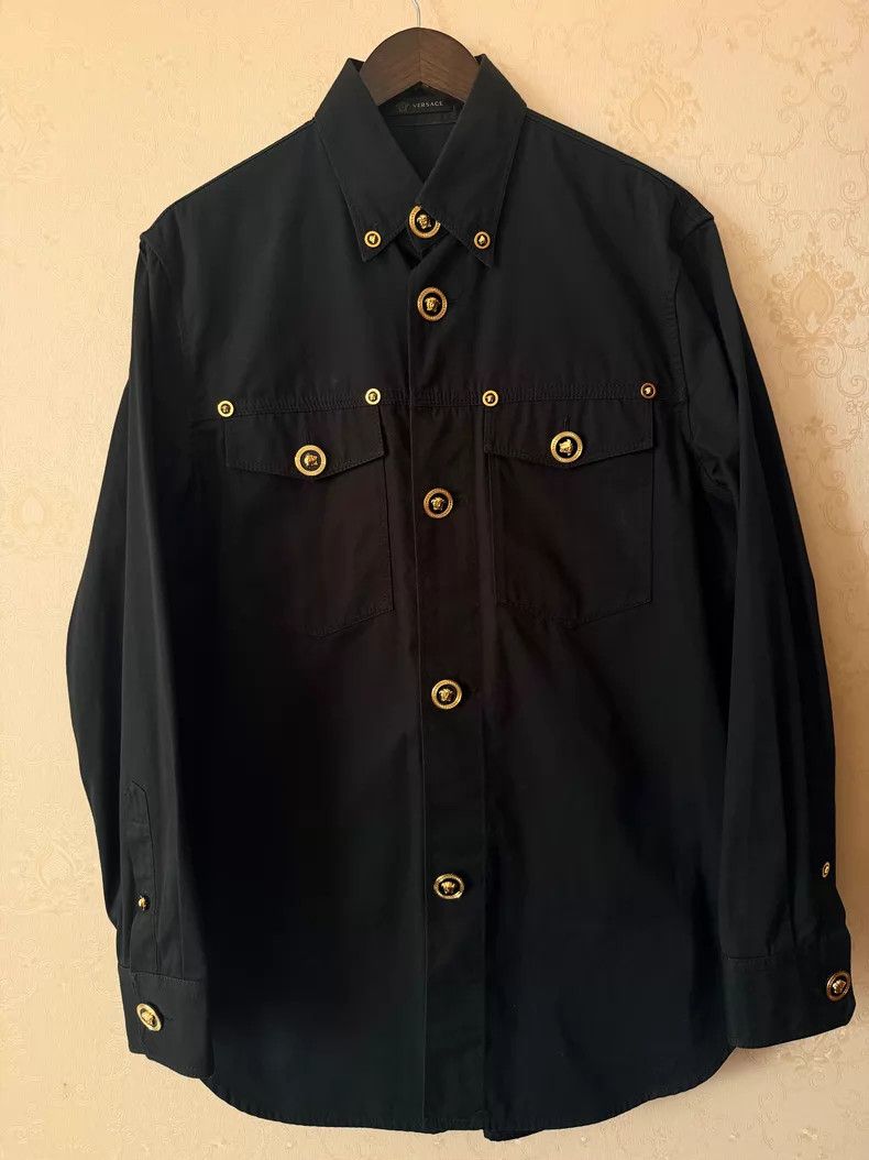 Versace Versace Denim jacket top Size US L / EU 52-54 / 3 - 1 Thumbnail
