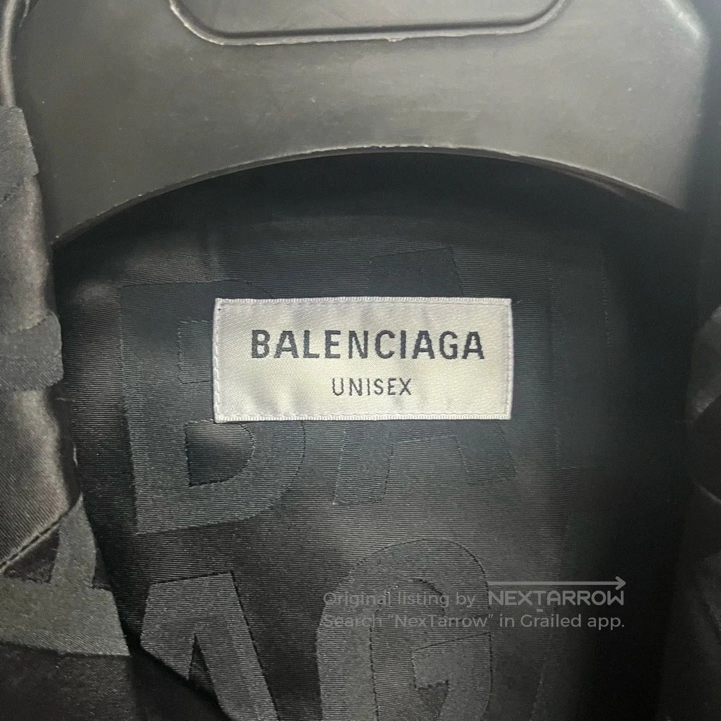 Balenciaga Balenciaga Black Logo Jacquard Loose Jacket. Size US M / EU 48-50 / 2 - 2 Thumbnail