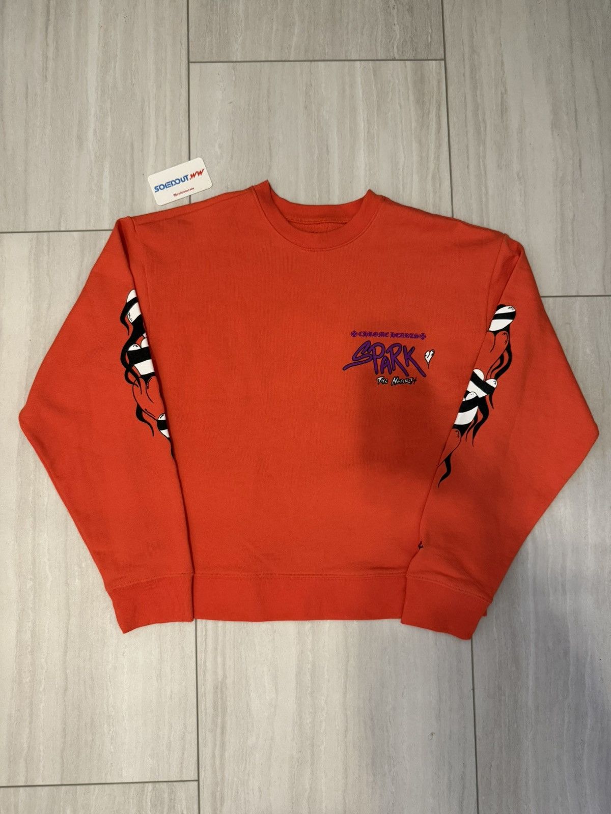 Chrome Hearts Chrome Hearts Spark The Heart Sadistic Lipstick Crewneck Size US S / EU 44-46 / 1 - 1 Thumbnail