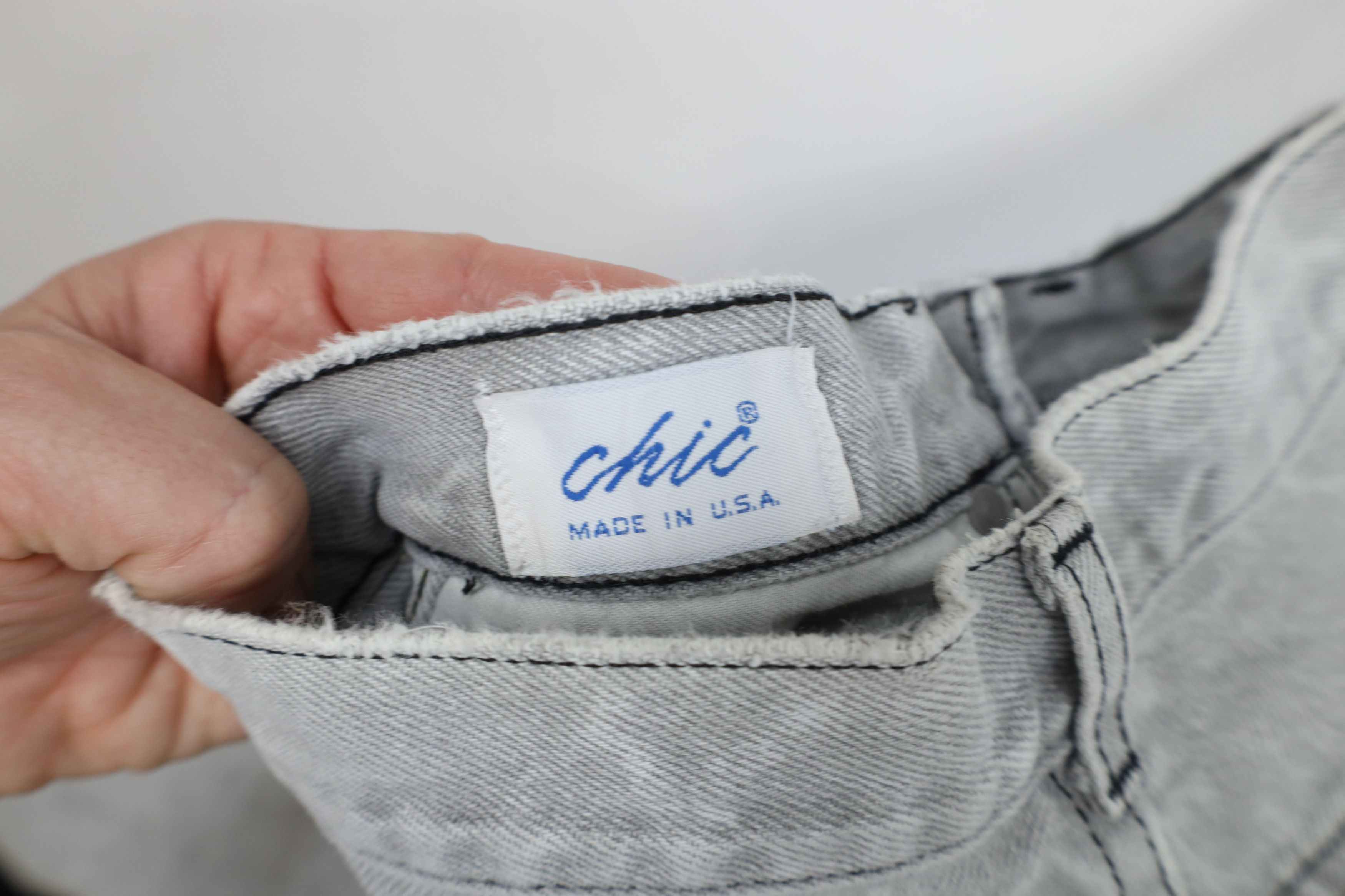 Vintage Vintage 90s Streetwear Acid Wash Tapered Leg Jeans USA Size 32" / US 10 / IT 46 - 10 Thumbnail