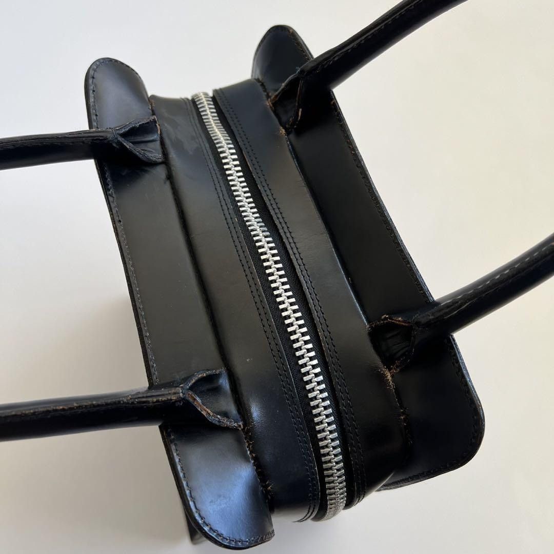 Y's YOHJI YAMAMOTO CUIR LEATHER HAND BAG