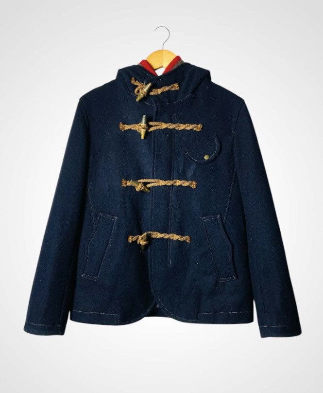 Frapbois Frapbois by Issey Miyake Hoodie Wool Jacket Size US L / EU 52-54 / 3 - 1 Thumbnail