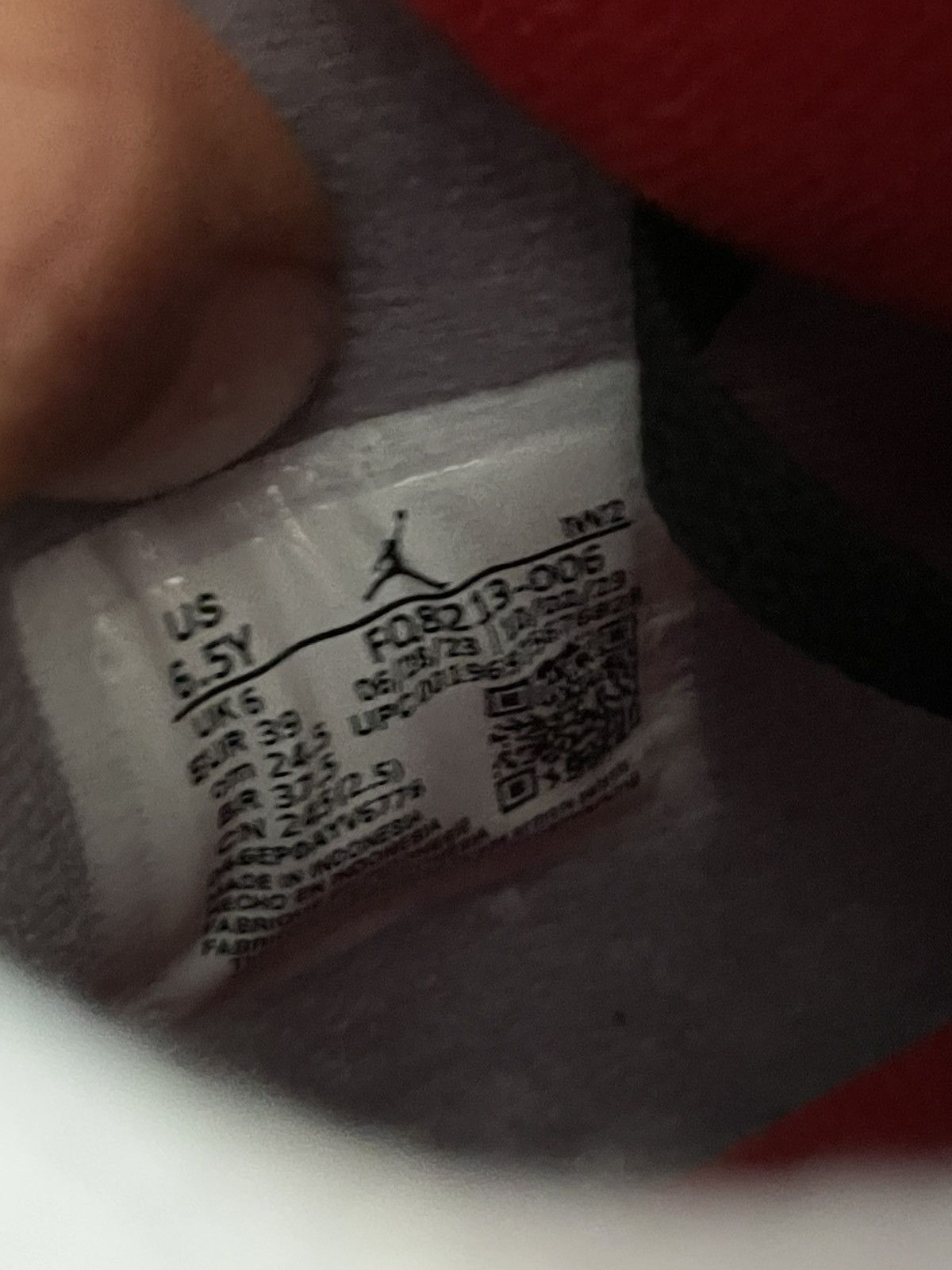 Jordan Brand Jordan 4 Bred Reaimgined Size US 6.5 / EU 39-40 - 7 Thumbnail