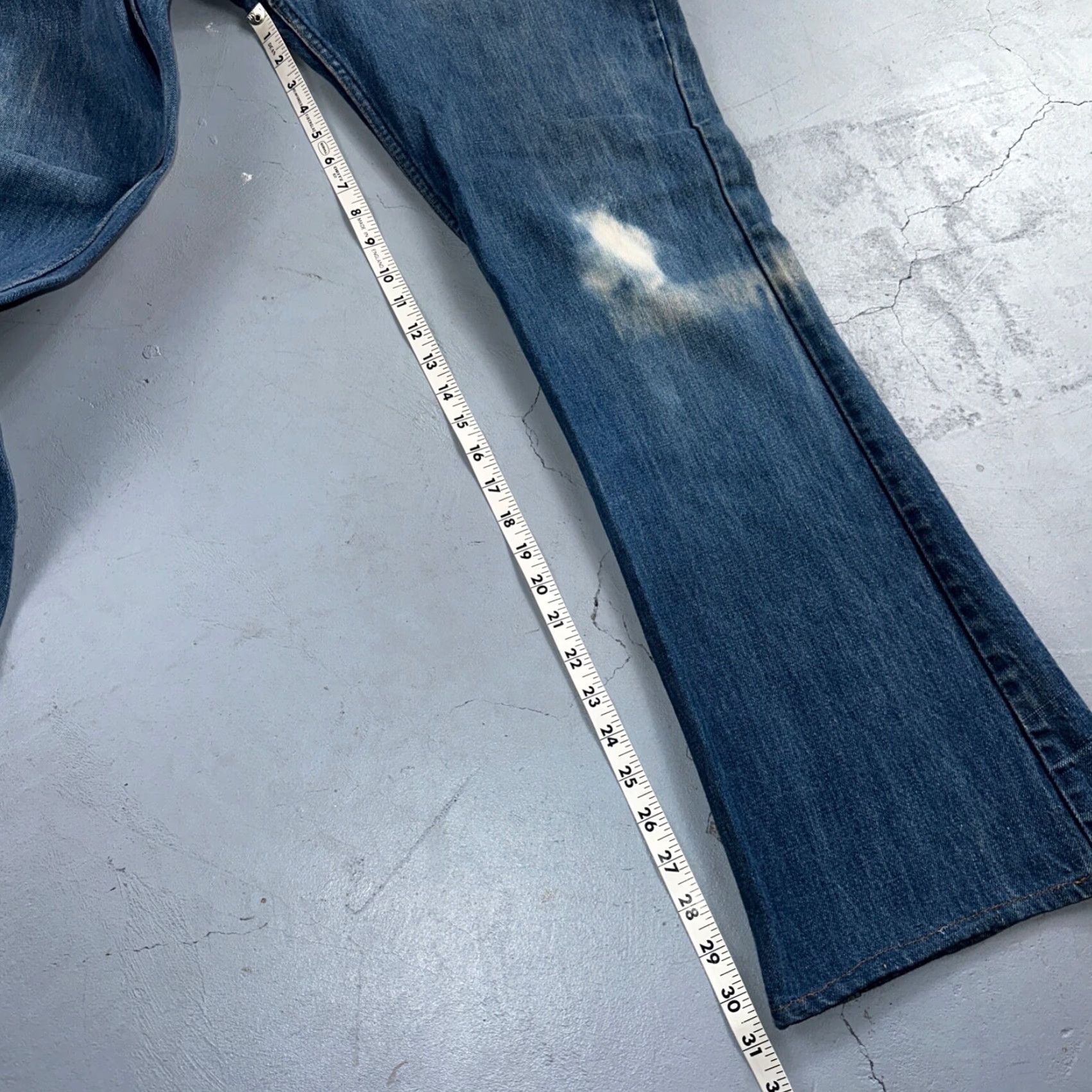 Levi's VINTAGE Levi's 646 Bootcut Jeans 36x34 Blue Orange Tab Flare 70s USA Mens Size US 36 / EU 52 - 7 Thumbnail