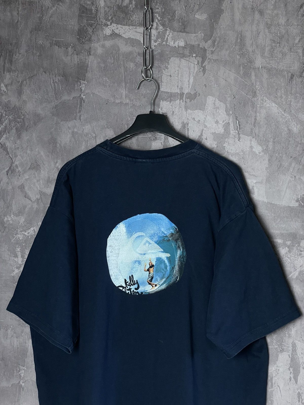Quiksilver × Vintage Vintage 90s Quiksilver Boxy Surf Skate Big Logo T Shirt Size US XL / EU 56 / 4 - 2 Thumbnail
