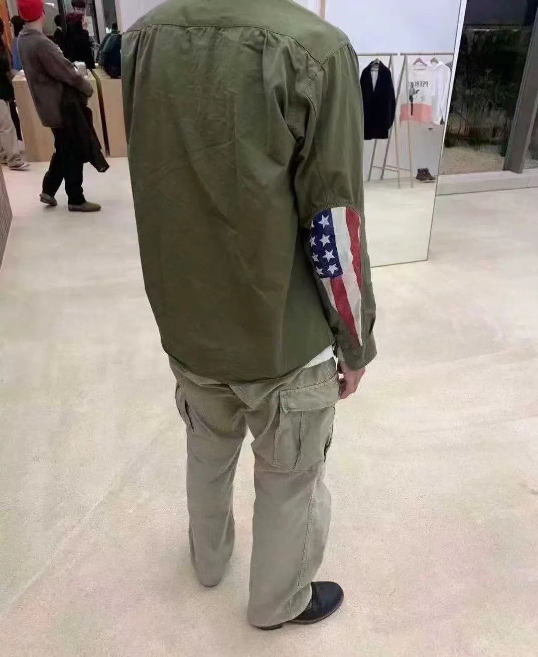 Visvim visvim 19aw usm albcoare l/s shirt beige/olive 1 Size US S / EU 44-46 / 1 - 3 Thumbnail