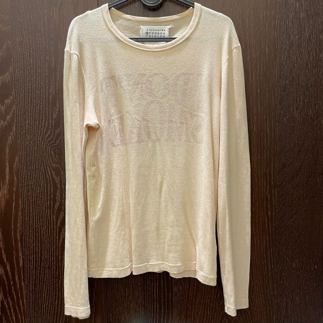 Maison Margiela martin margiela long sleeve fitted top Size US L / EU 52-54 / 3 - 1 Thumbnail