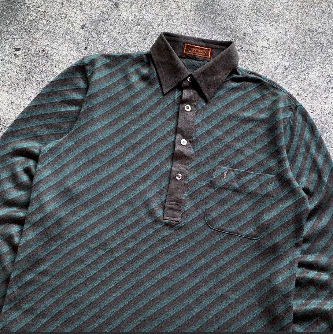 Yves Saint Laurent Yves Saint Laurent YSL Polo shirt Size US M / EU 48-50 / 2 - 2 Thumbnail