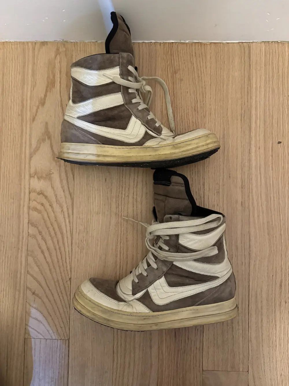 Rick Owens Rick owens dunk Milk/Brown Size US 8 / EU 41 - 12 Thumbnail