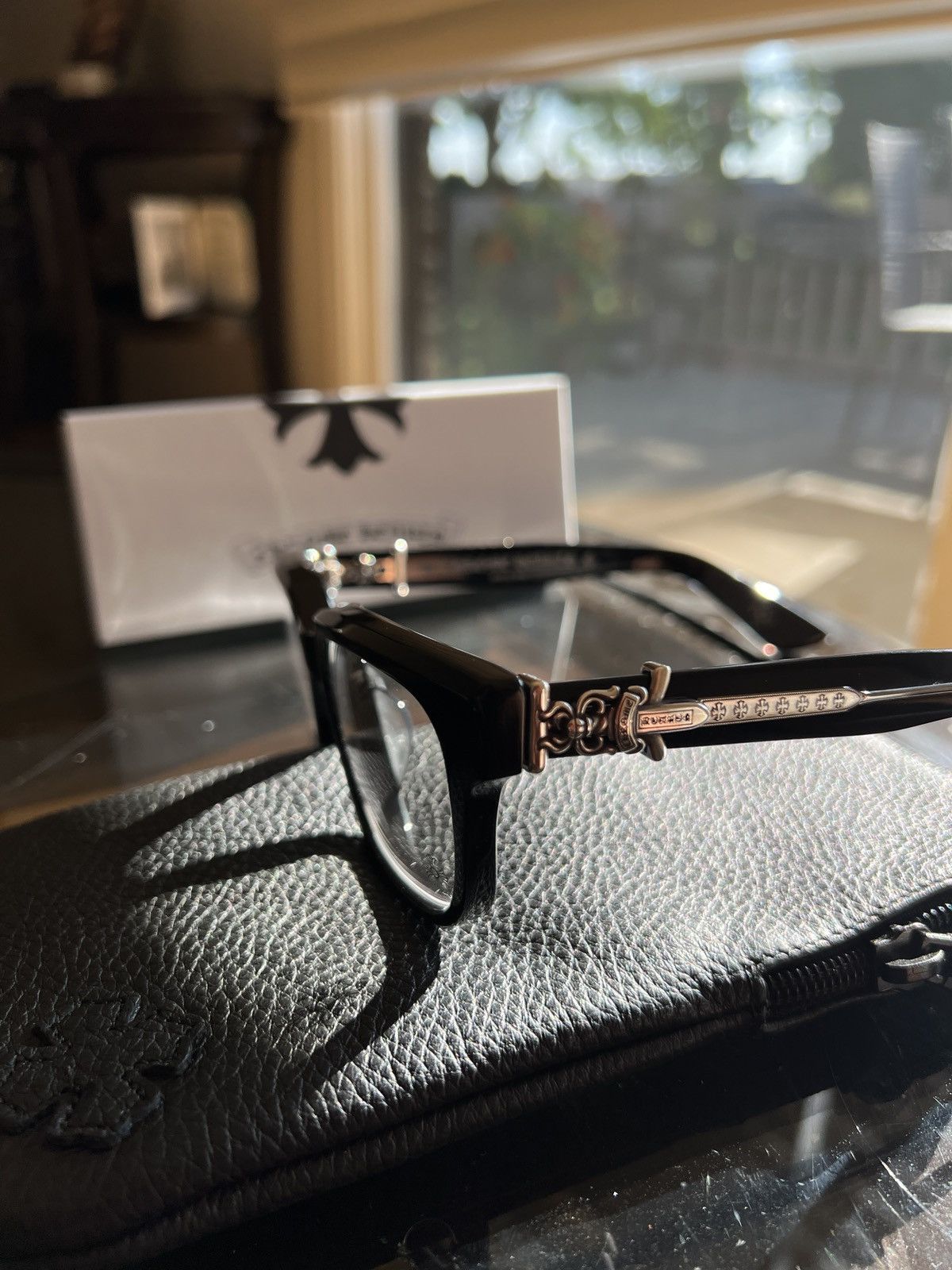 Pre-owned Chrome Hearts Vagillionaire Ii In Black