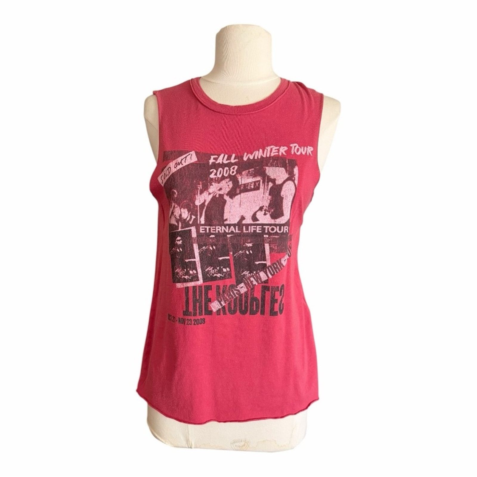 The Kooples The Kooples Eternal Life Tour 2008 Red Tank Women’s SZ 0 NWT Size XS / US 0-2 / IT 36-38 - 1 Thumbnail