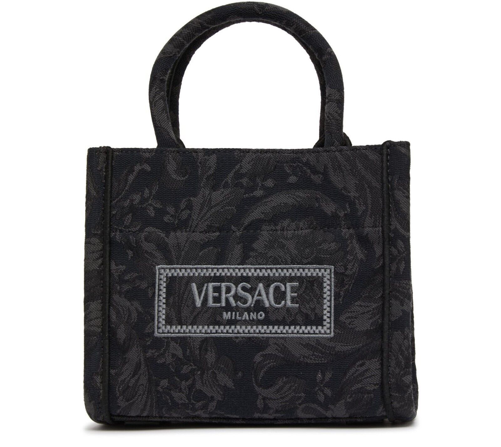 Versace VERSACE Barocco Athena Extra Small Black Tote Bag New Size ONE SIZE - 4 Thumbnail