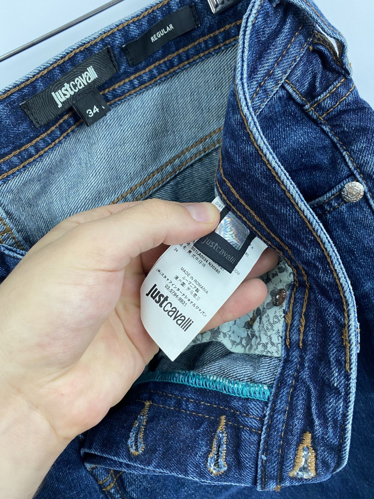 Just Cavalli Just Cavalli Roberto Cavalli Jeans Rare Retro Hype Y2K Size US 34 / EU 50 - 8 Thumbnail