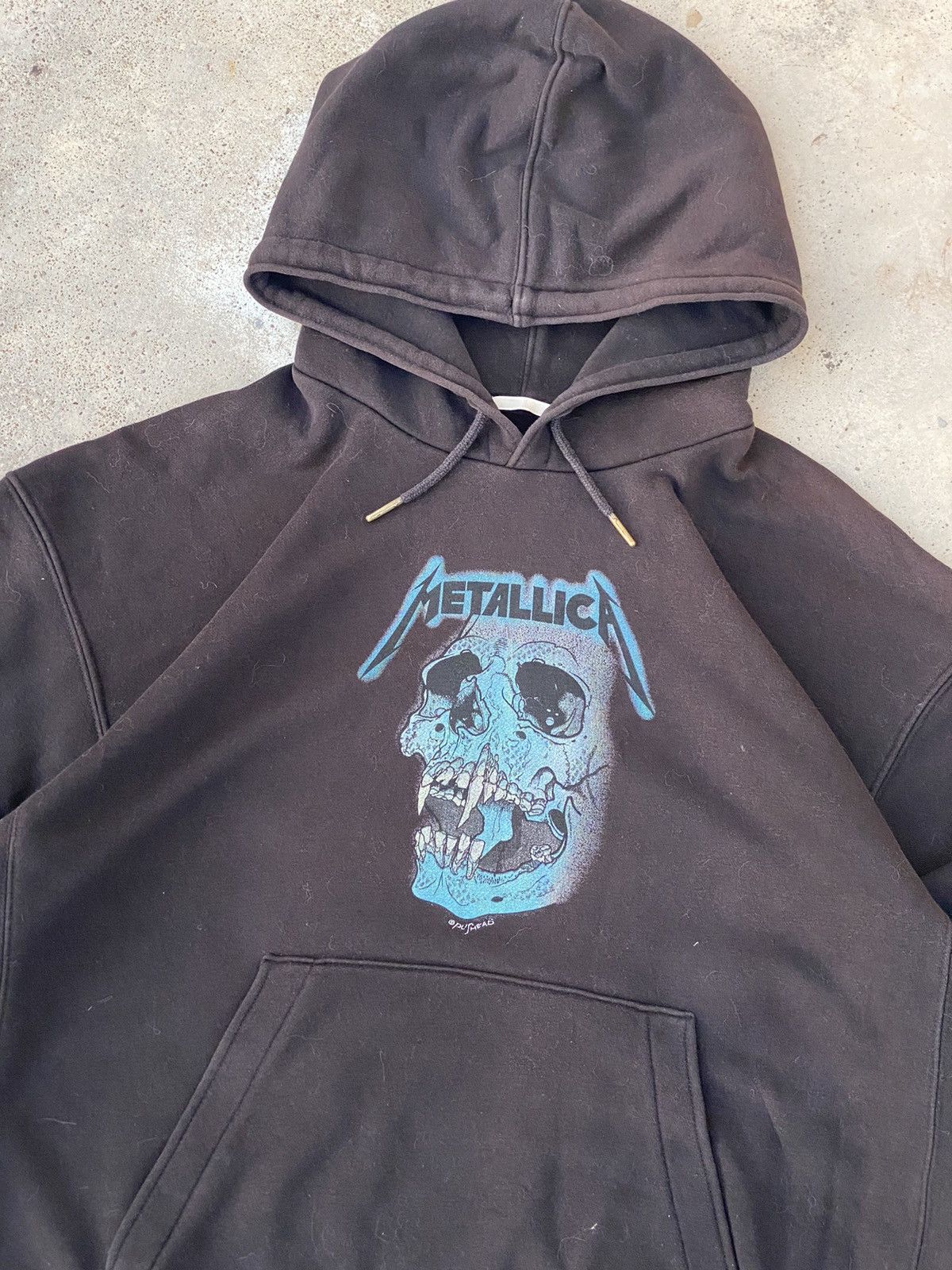 Band Tees 2000s Sun Faded Metallica Pushead Hoodie Size US L / EU 52-54 / 3 - 2 Thumbnail