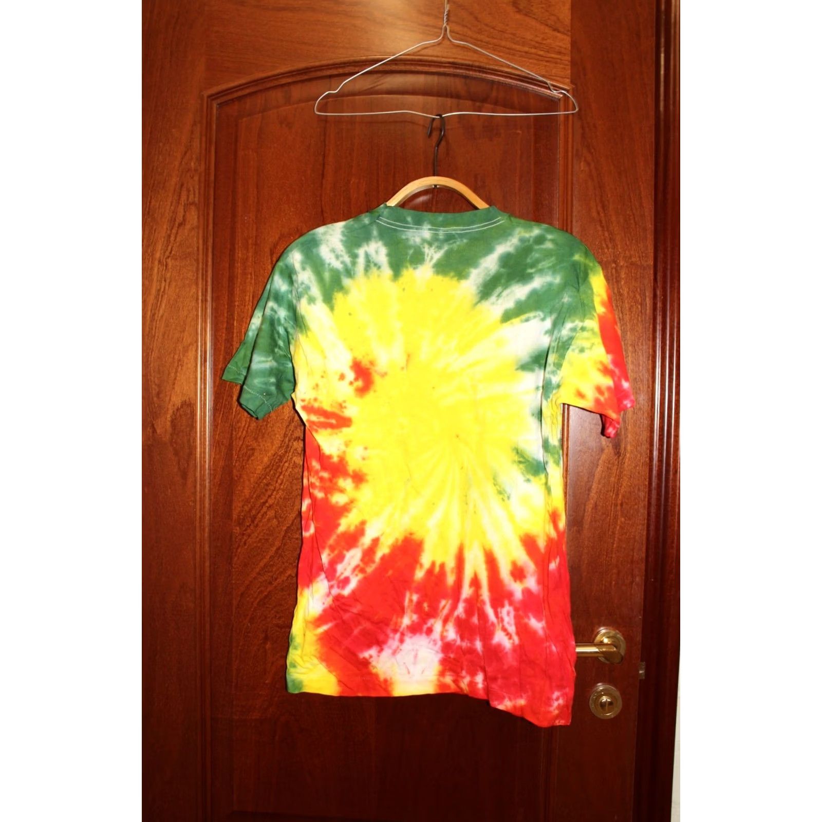 Vintage VINTAGE 1990's Zero Zero Rastaprint Rag-a-Muffin T shirt Ragaman Rock Men's L multicoloured graphic 90s Mens Size US L / EU 52-54 / 3 - 5 Thumbnail
