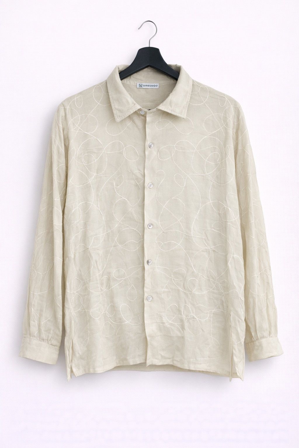 Yohji Yamamoto Vintage Yohji Yamamoto Embroidered Abstract Avant-Garde Size US M / EU 48-50 / 2 - 1 Thumbnail