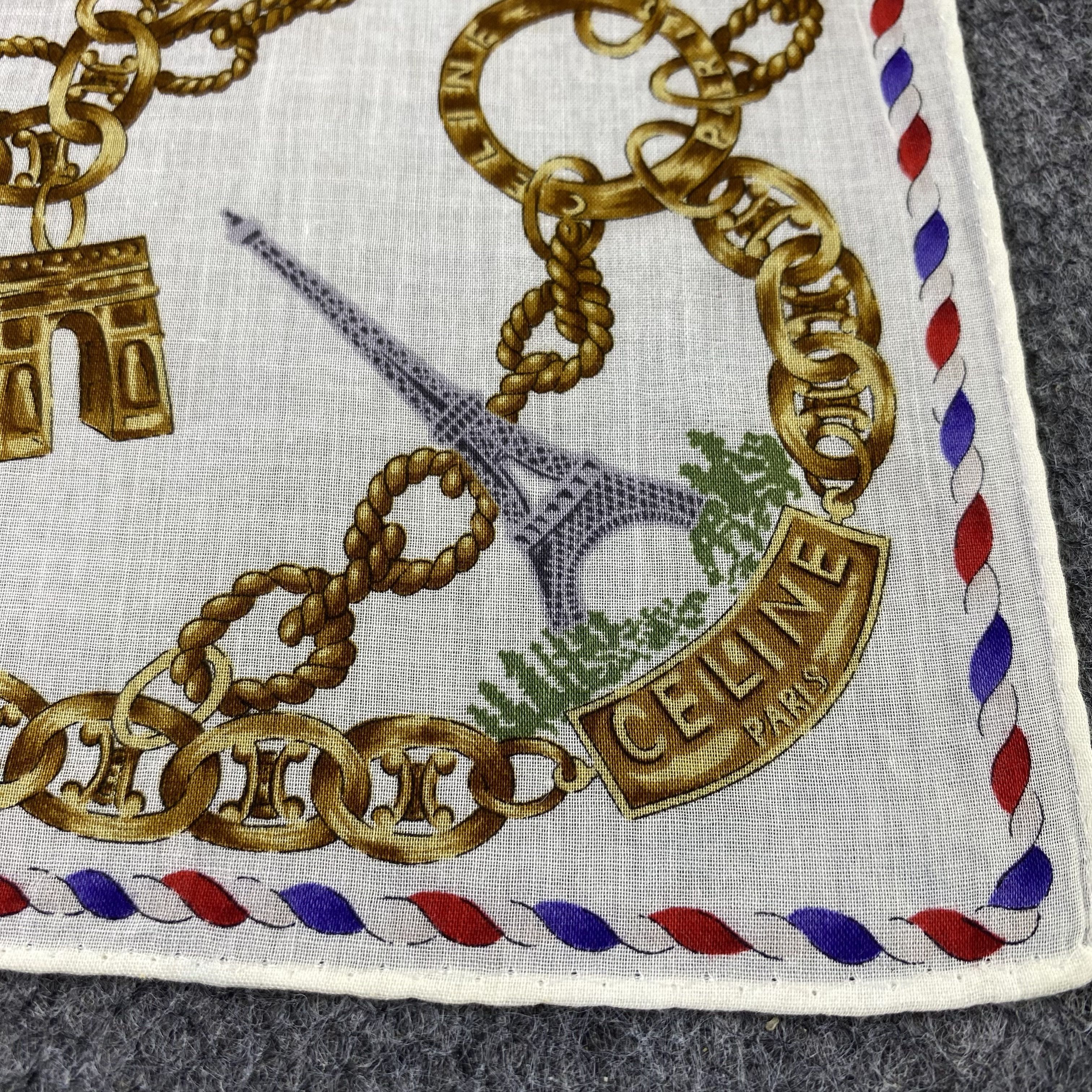 Celine Celine Handkerchief Neckerchief Bandana-B1815 Size ONE SIZE - 7 Thumbnail