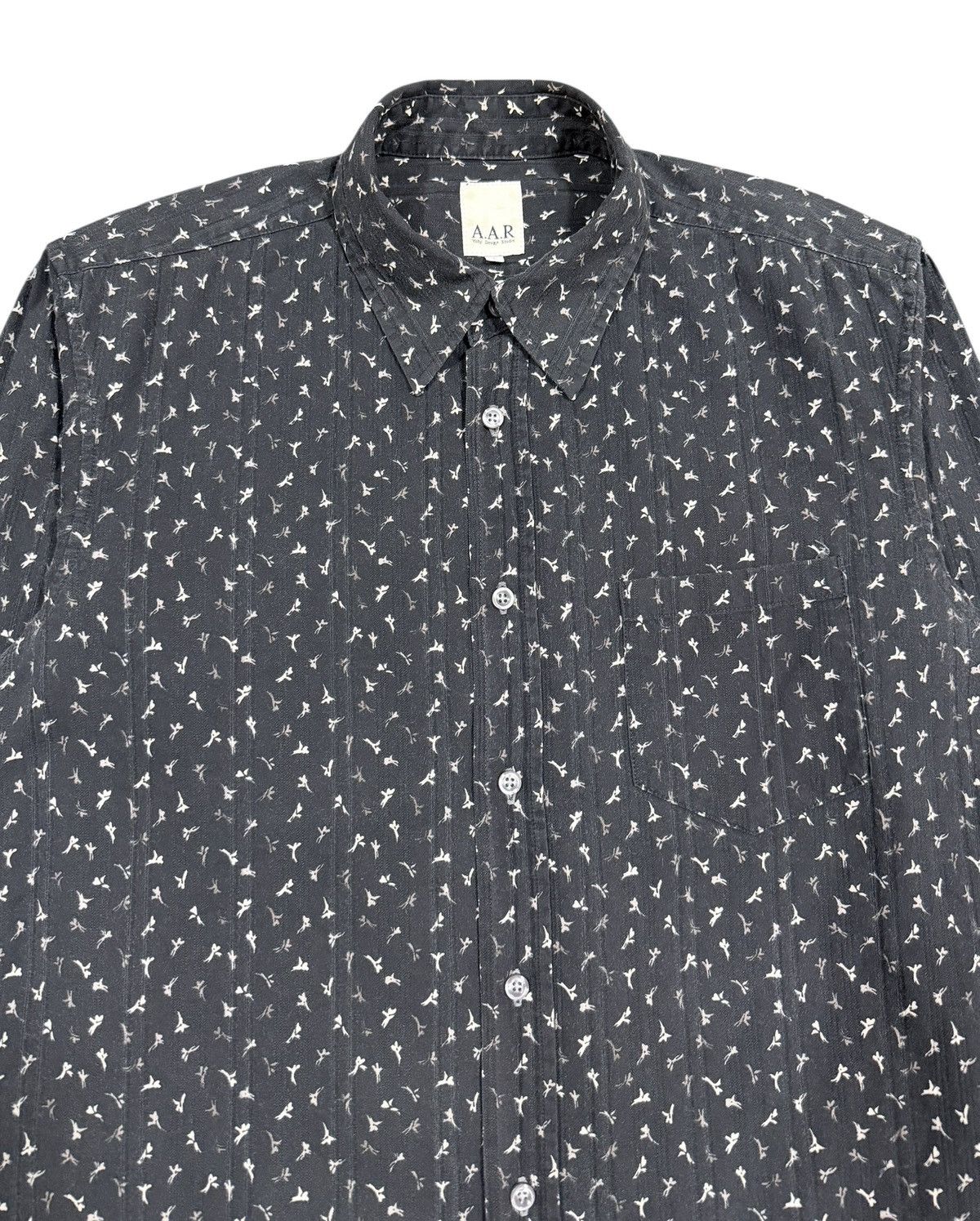 Yohji Yamamoto A.A.R Yohji Yamamoto Printed Shirt Button Ups Designer Size US L / EU 52-54 / 3 - 3 Thumbnail