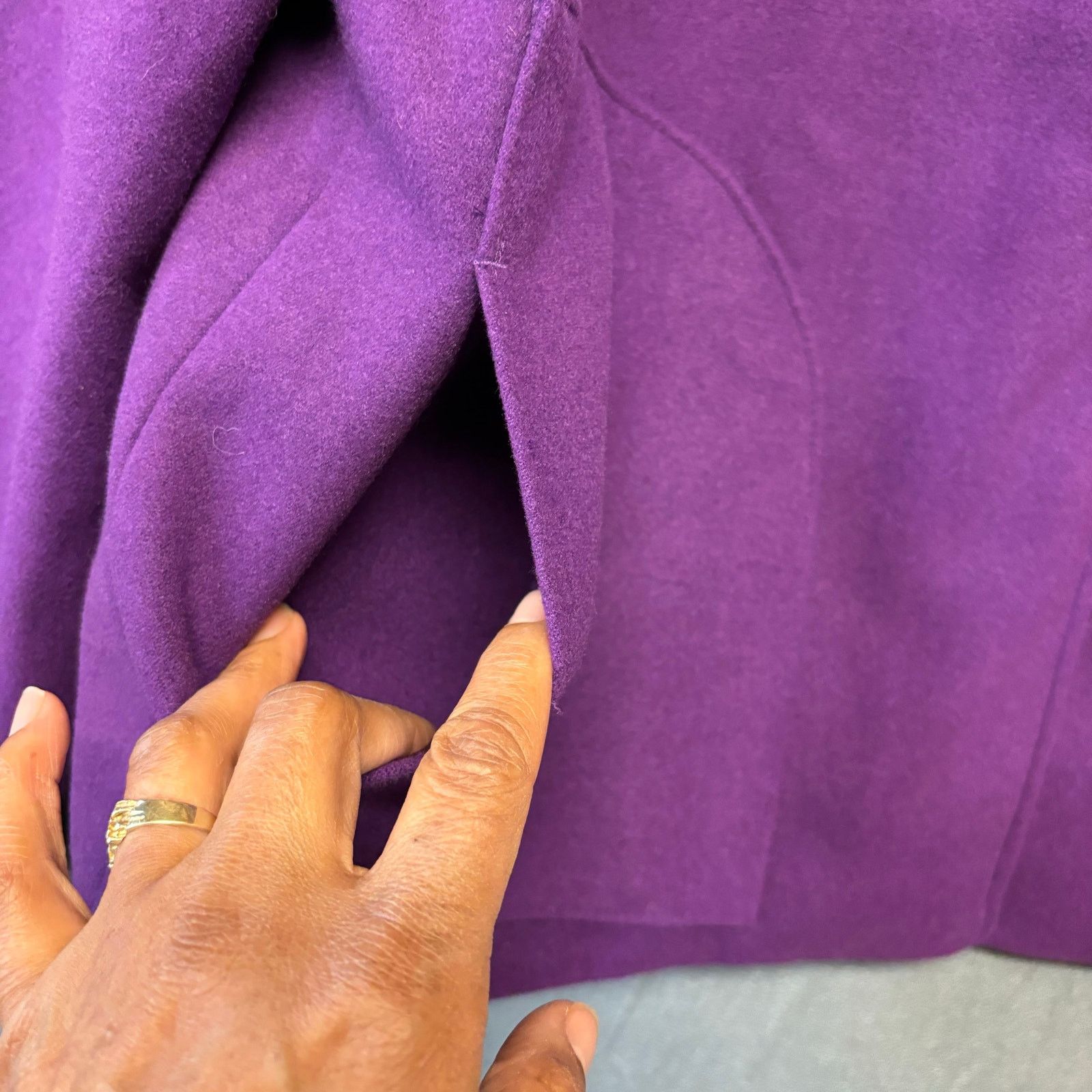 Other Chico's Purple Blazer Size 2 US Small Open Front Preppy Soft Size S / US 4 / IT 40 - 7 Thumbnail