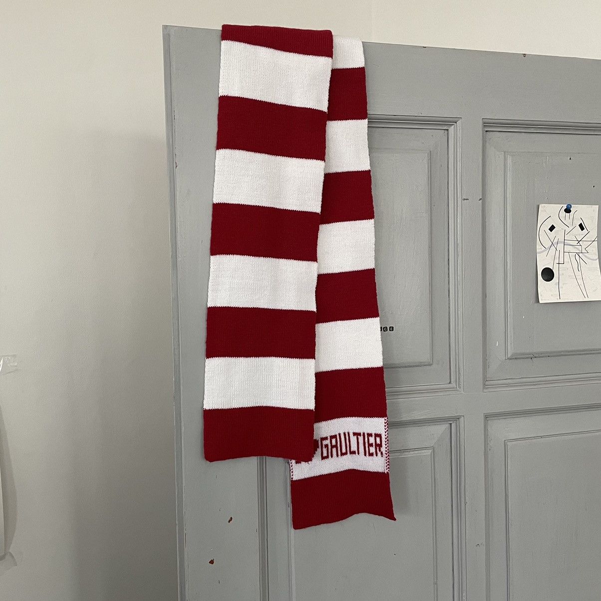 Designer × Jean Paul Gaultier Jean Paul Gaultier Striped Scarf y2k Size ONE SIZE - 5 Thumbnail