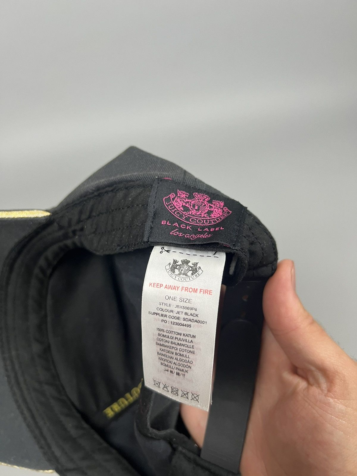 Juicy Couture Juicy Couture Baseball cotton Cap Size ONE SIZE - 6 Thumbnail