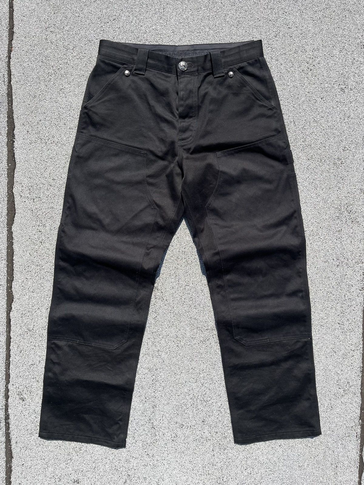 Chrome Hearts Chrome Hearts Double Knee Carpenter Pants Size US 31 - 1 Thumbnail