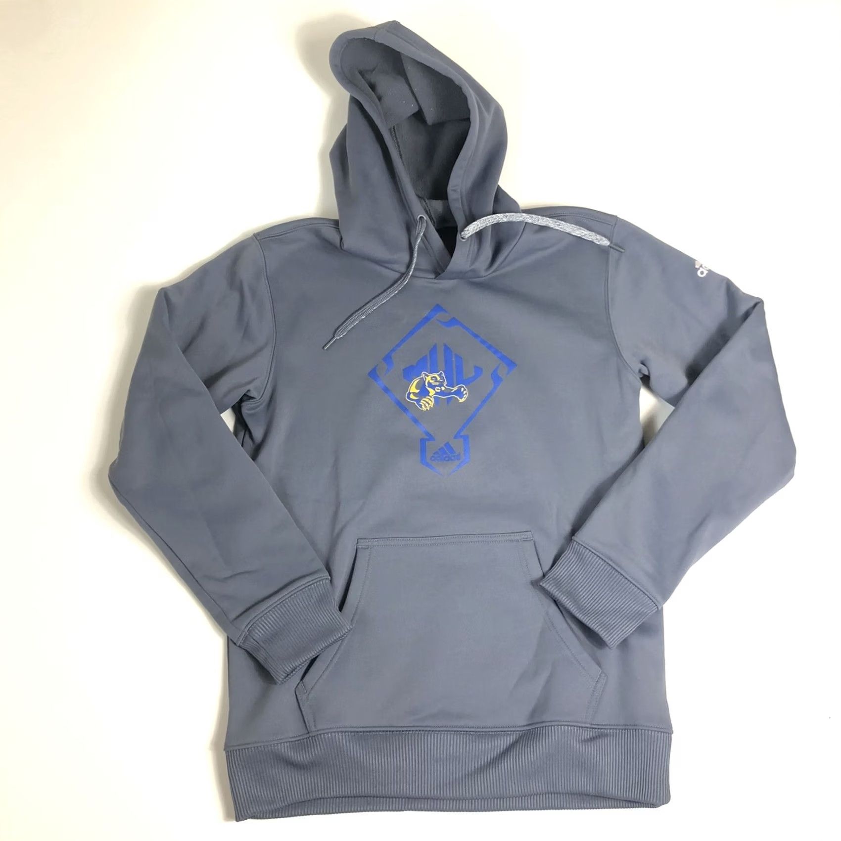 Adidas adidas Shirt Mens M Grey Men Hoodie Athletic Pull Over Sweatshirt Size E17 Size US M / EU 48-50 / 2 - 2 Thumbnail