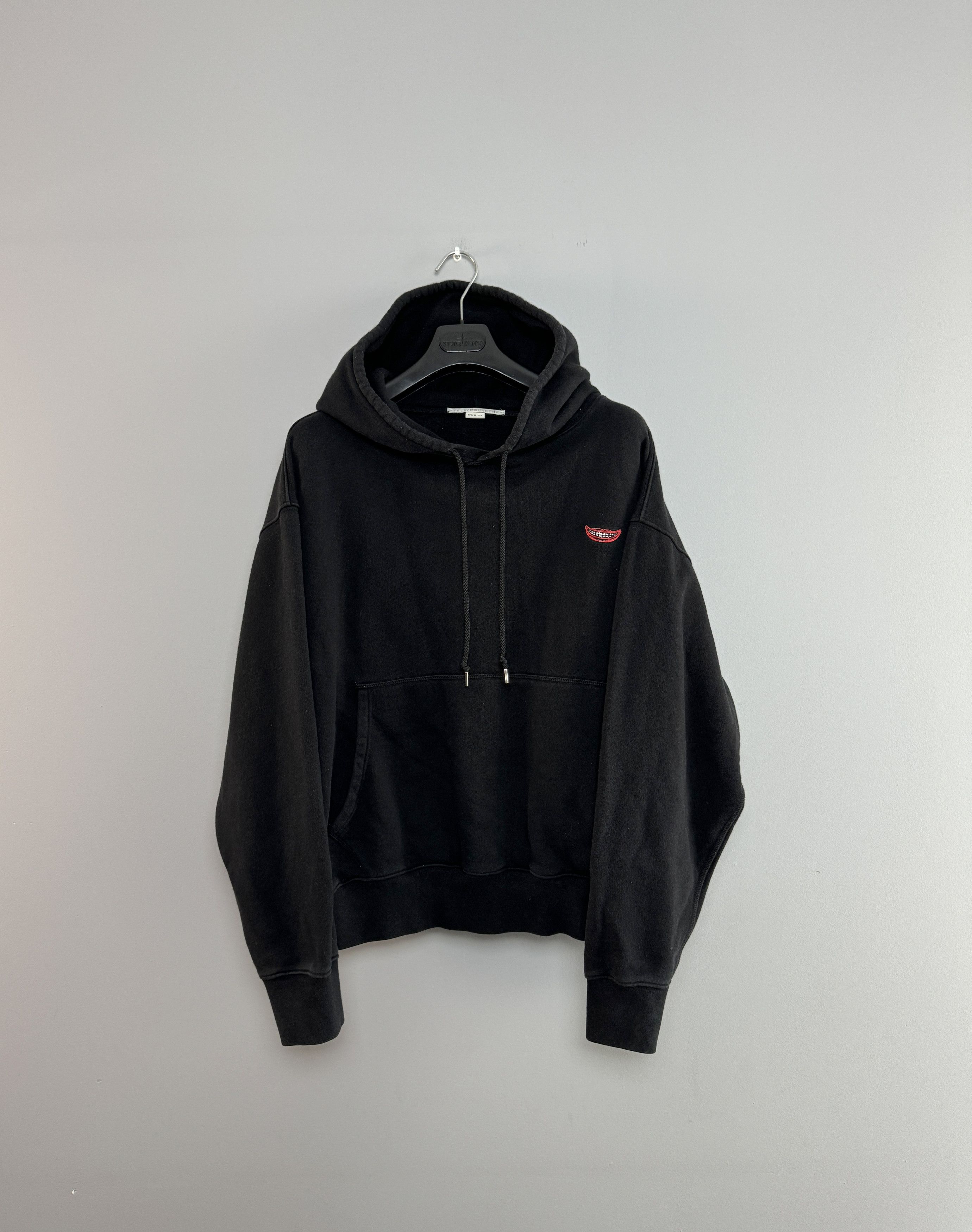 Stella McCartney Stella McCartney No Smile No Service Lips Hoodie Black S-M Size US S / EU 44-46 / 1 - 2 Thumbnail