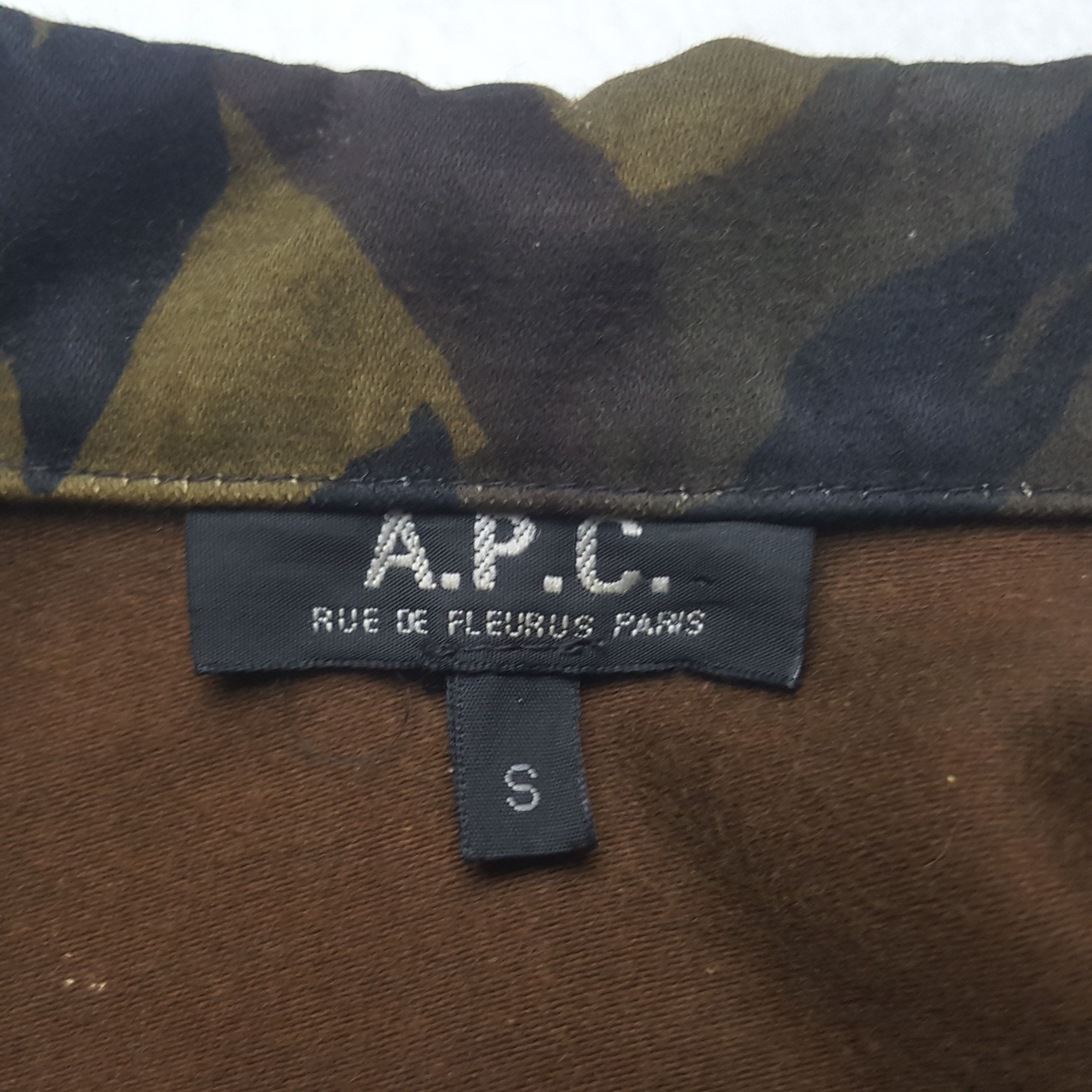 A.P.C. × Vintage Vintage A.P.C. Designer Brand Camo Military Jacket C288N13 Size US XS / EU 42 / 0 - 4 Thumbnail