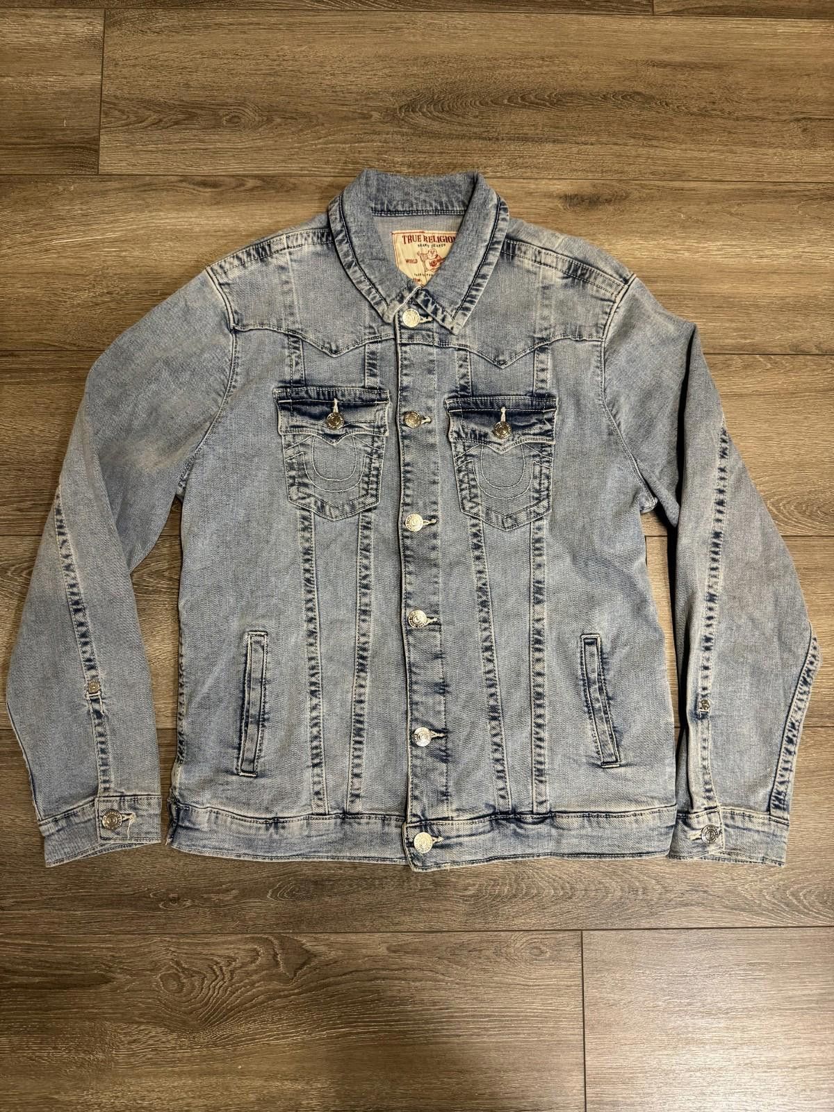 True Religion True Religion Denim Jacket Button Up Size Large Size US L / EU 52-54 / 3 - 1 Thumbnail