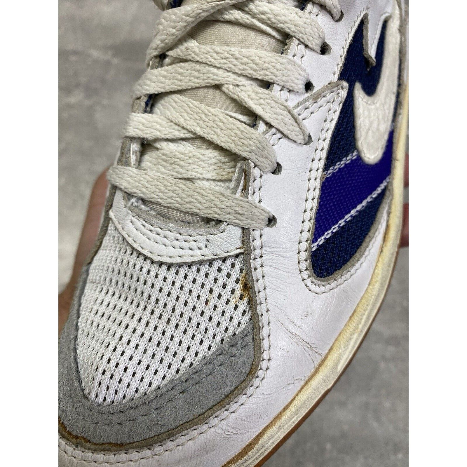 Nike × Vintage Vintage 90s Nike Air Tennis Sneakers White Size US 7.5; Size US 7.5 / EU 40-41 - 20 Thumbnail