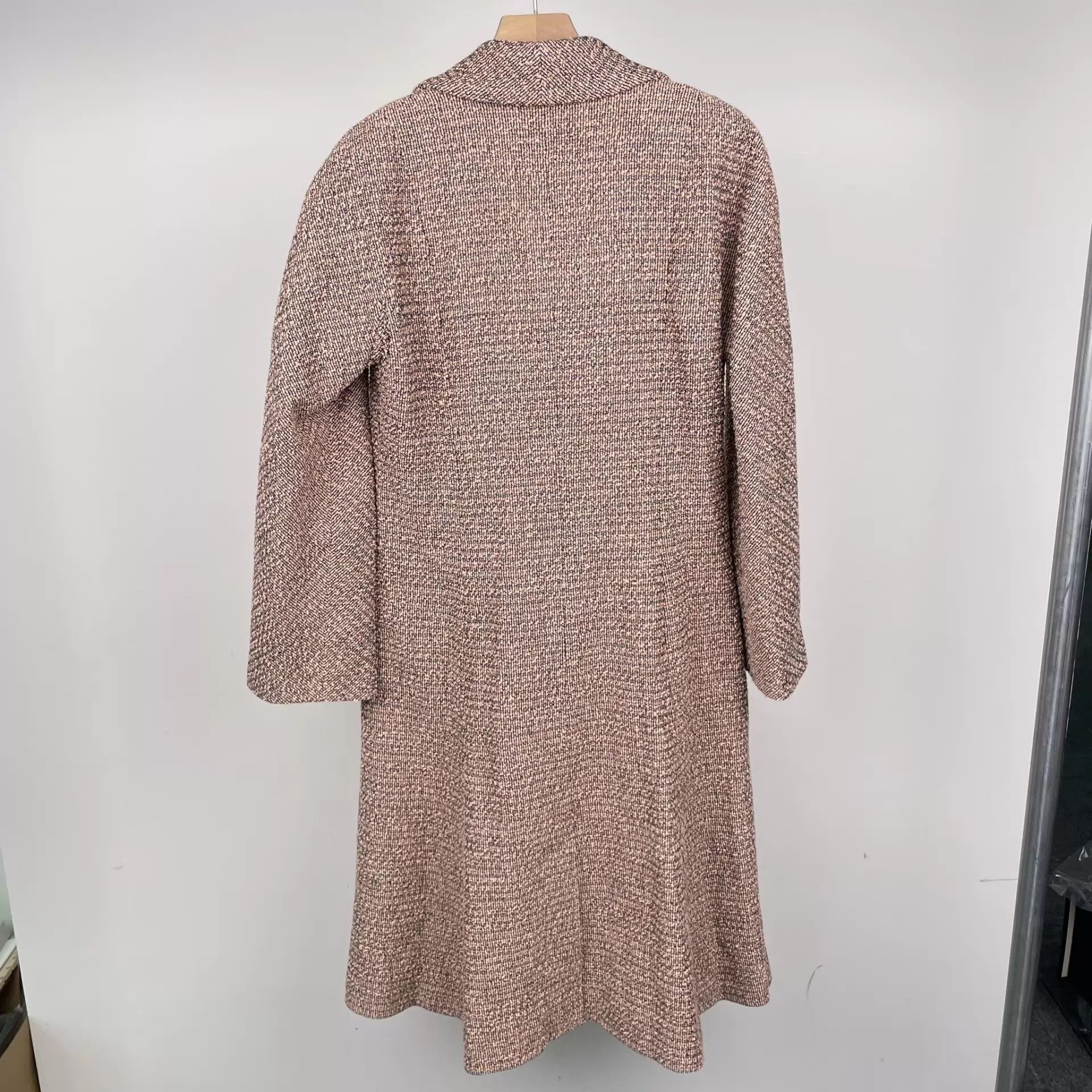 Chanel CHANEL 18P Soft Wool Long Coat Pink 36 Size XS / US 0-2 / IT 36-38 - 2 Thumbnail