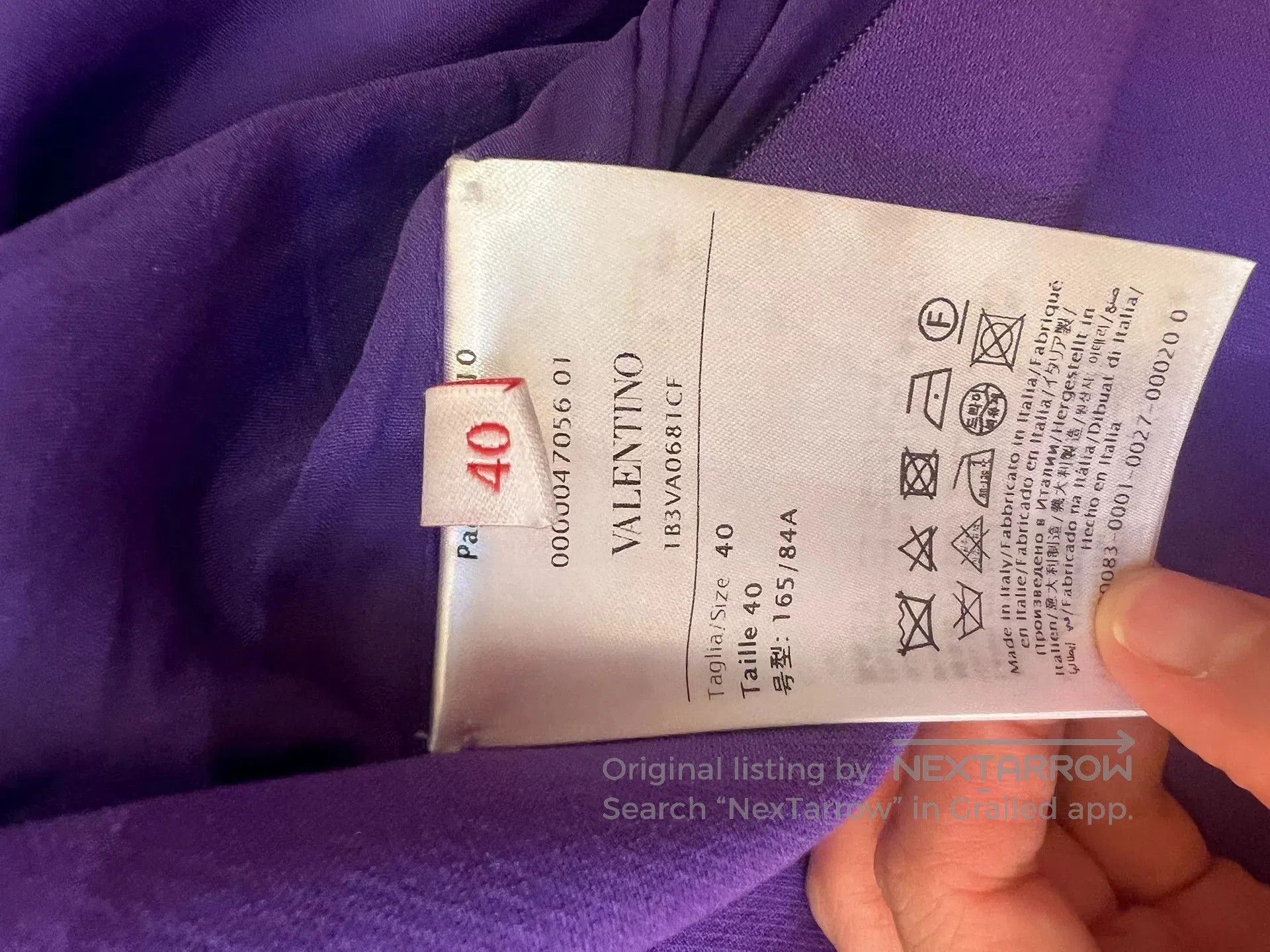 Valentino Valentino Purple Short. Size M / US 6-8 / IT 42-44 - 6 Thumbnail