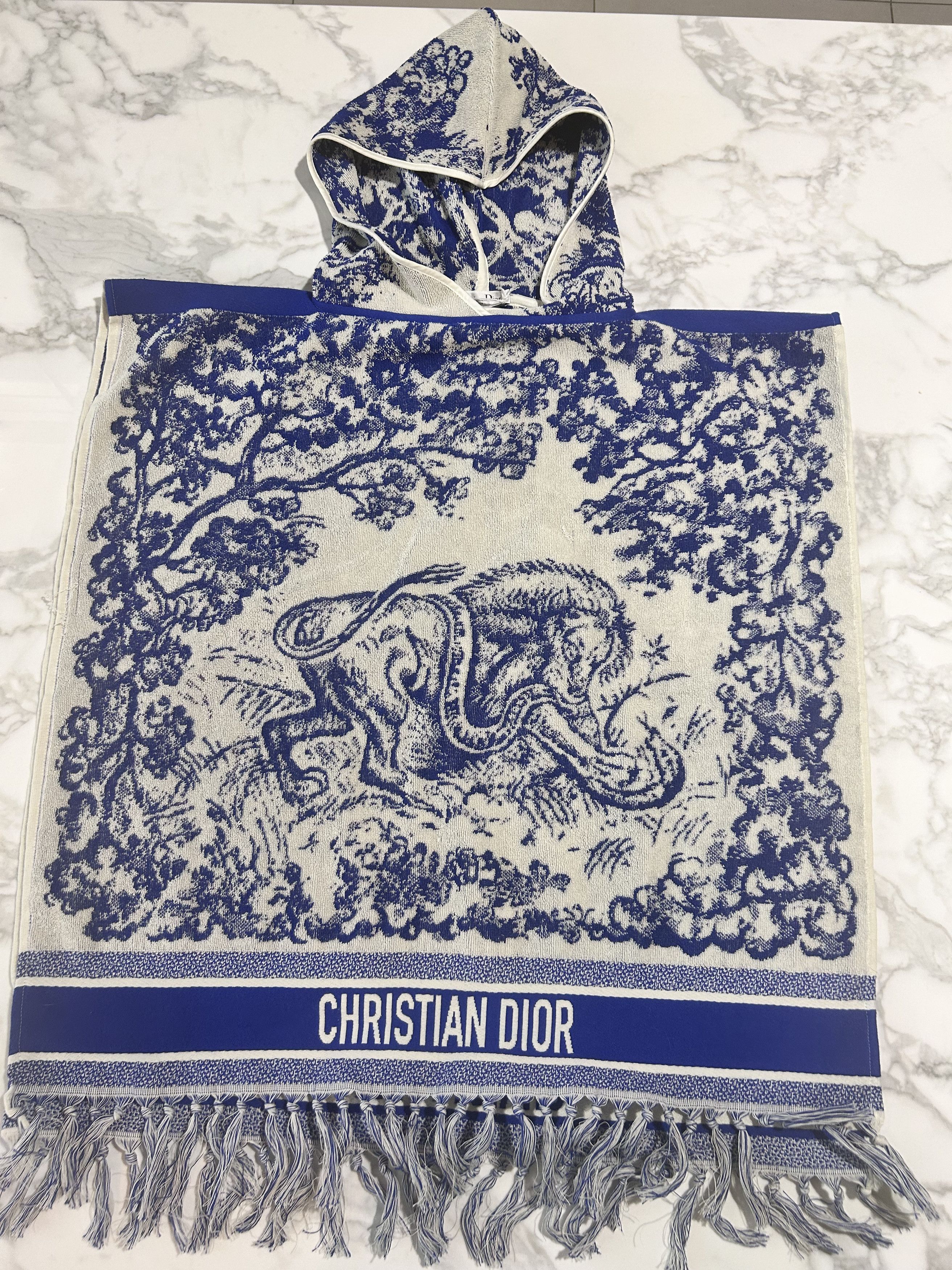 Dior Poncho Toile de Jouy SAUVAGE W/ HOOD Size ONE SIZE - 1 Thumbnail