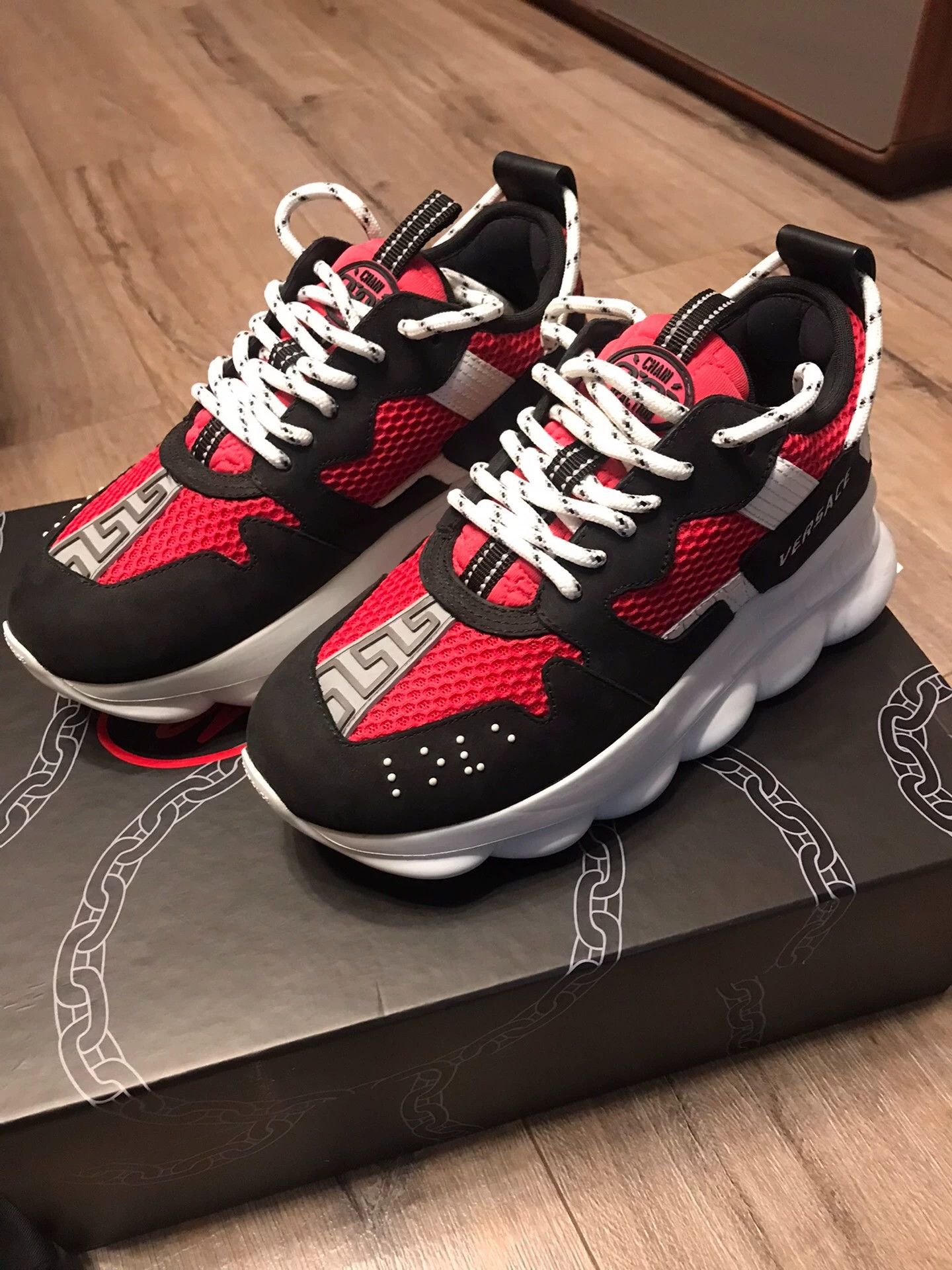 Versace VERSACE platform dad shoe 37.5 colorful Size US 7 / IT 37 - 5 Thumbnail