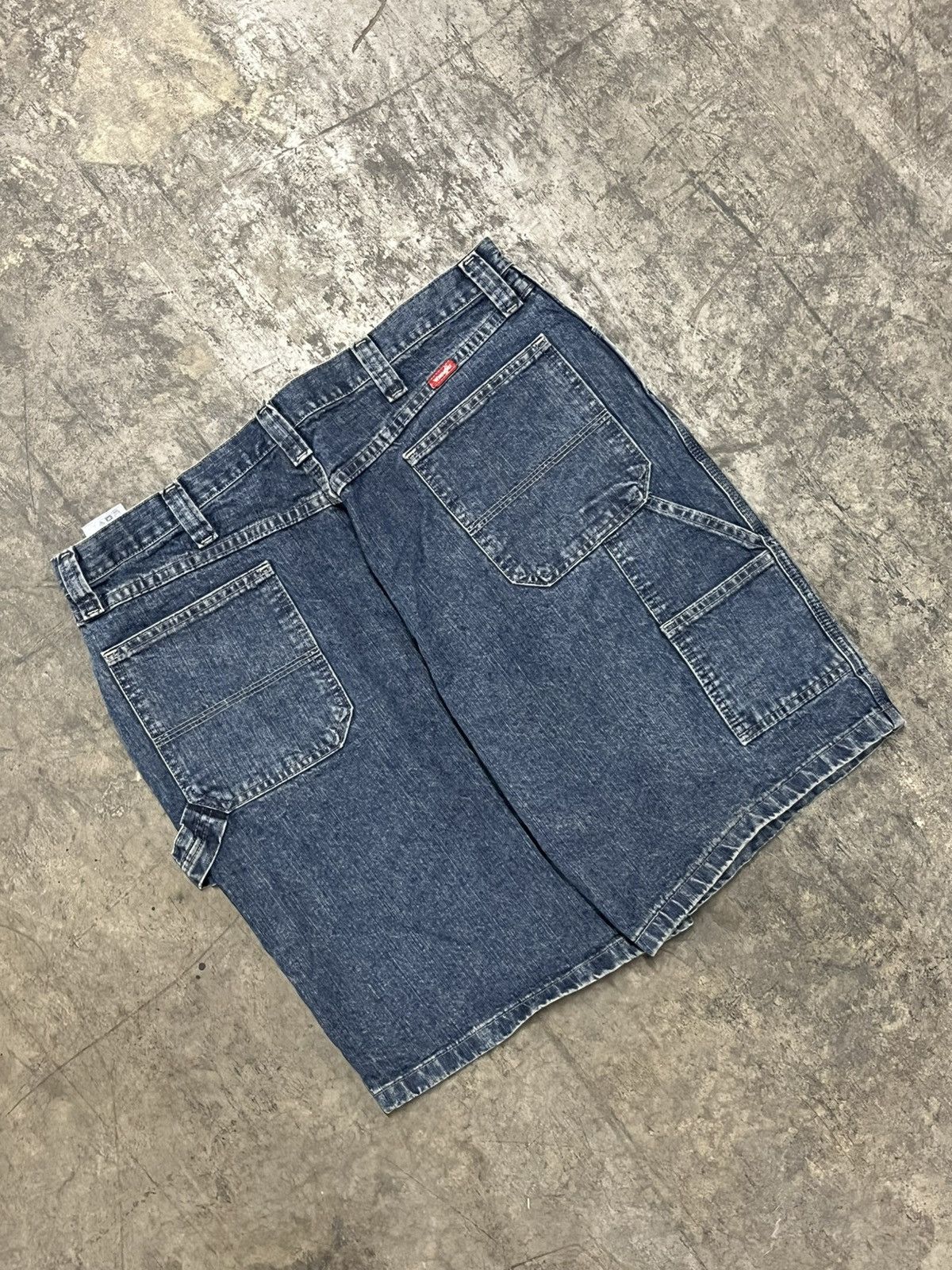 Vintage × Wrangler Jorts baggy fit carpenter cargo streetwear hype y2k Size US 38 / EU 54 - 4 Thumbnail