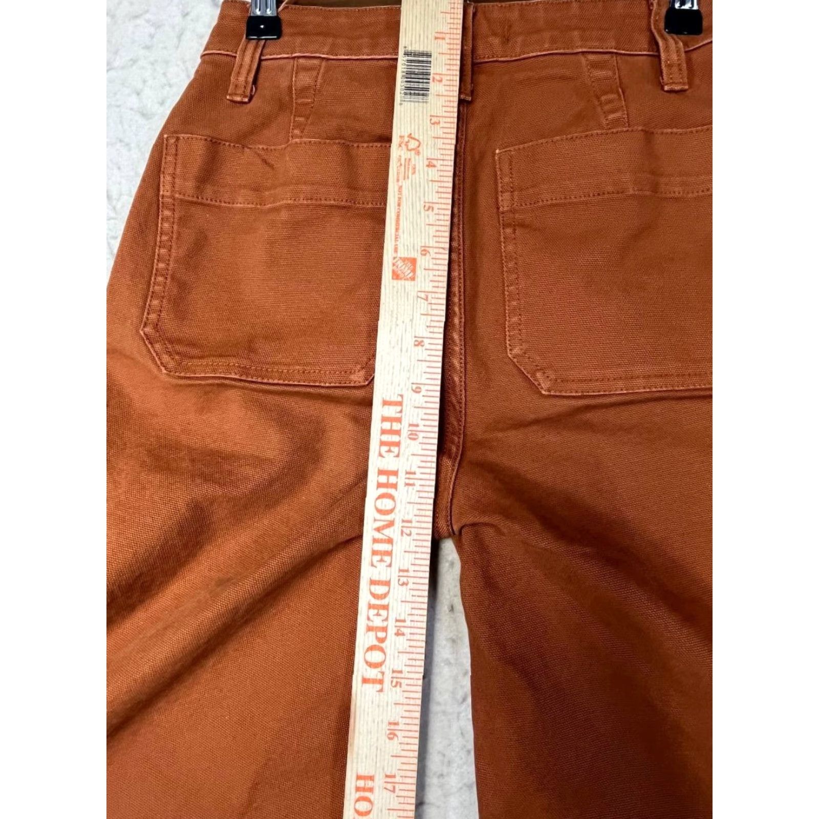 Madewell Madewell Pants Womens 23 Orange Slim Wide-Leg Crop Fit High Rise See Pics Size 40" / US 18 - 3 Thumbnail