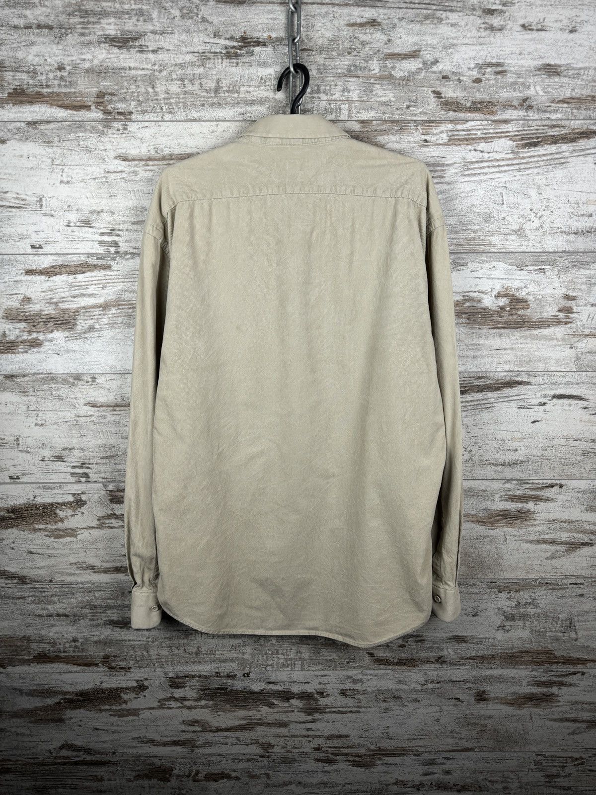 Armani Mens Vintage Armani jeans shirts button up velvet corduroy Size US XL / EU 56 / 4 - 10 Thumbnail