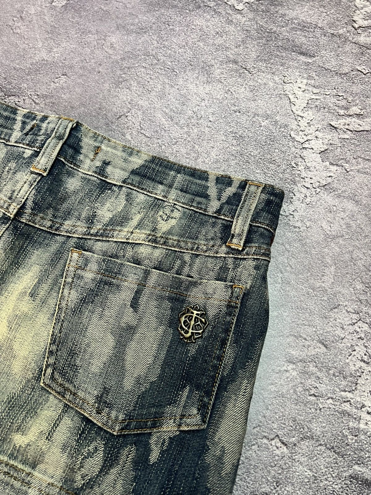 Just Cavalli Just Cavalli Monogram Logo Mini Skirt Vintage Womens Size L / US 10 / IT 46 - 4 Thumbnail