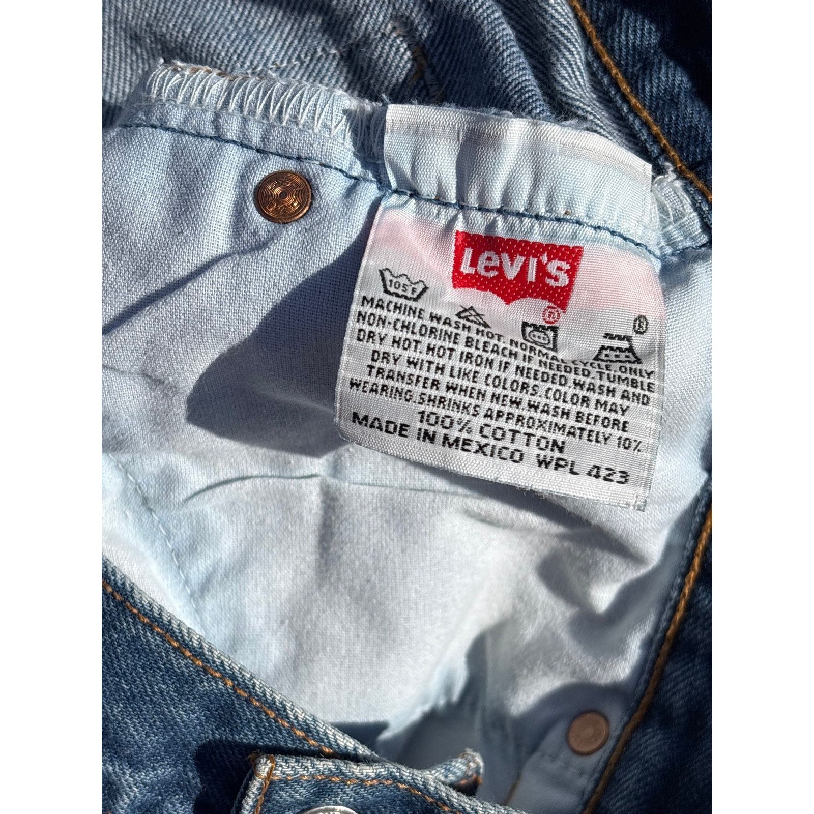 Levi's Vintage Y2K Levi’s 501-0000 XX button fly jeans 36x36(33x33) Size US 33 - 4 Thumbnail