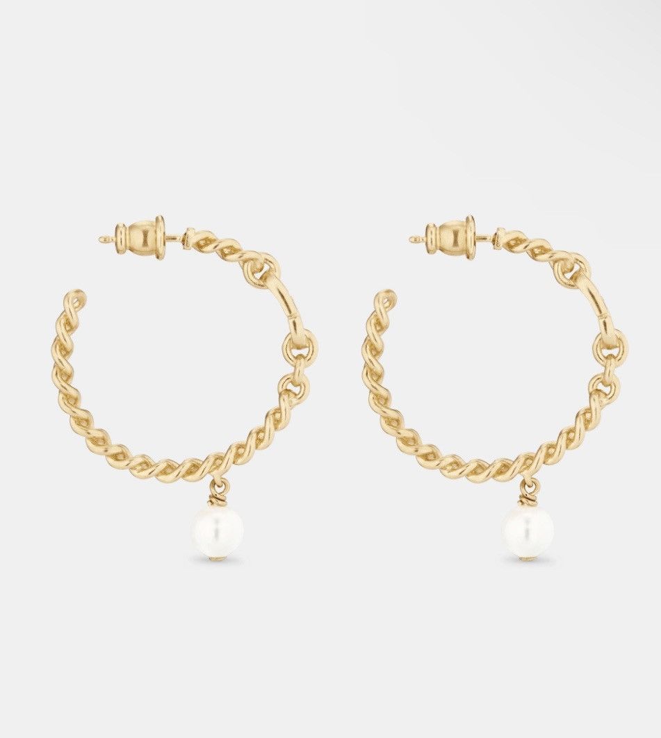 Dior Christian Dior 30 MONTAIGNE Earrings Gold-Finish Metal Size ONE SIZE - 2 Thumbnail