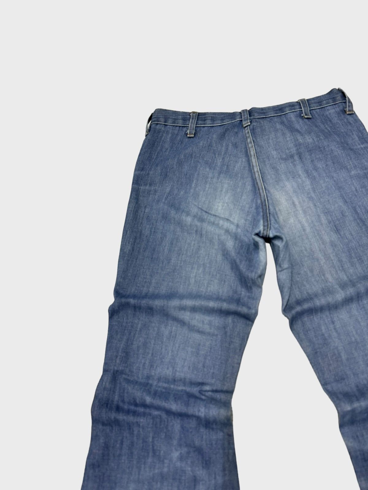 Hysteric Glamour × If Six Was Nine × Le Grande Bleu (L.G.B.) Vintage Rick Owens Junya Watanabe Style Ultra Flared Jeans Size US 27 - 10 Thumbnail