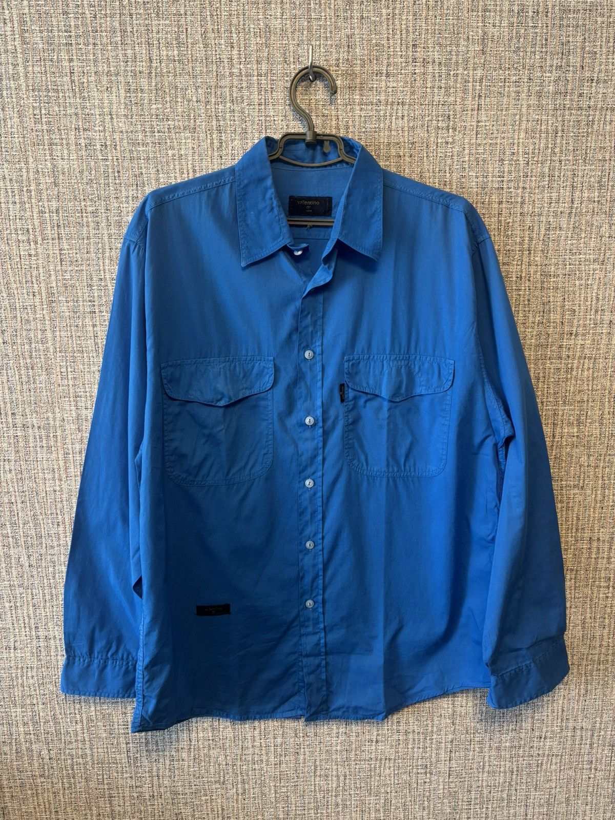 Valentino Valentino Jeans Blue Button Down Shirt Size 41 Size US L / EU 52-54 / 3 - 1 Thumbnail