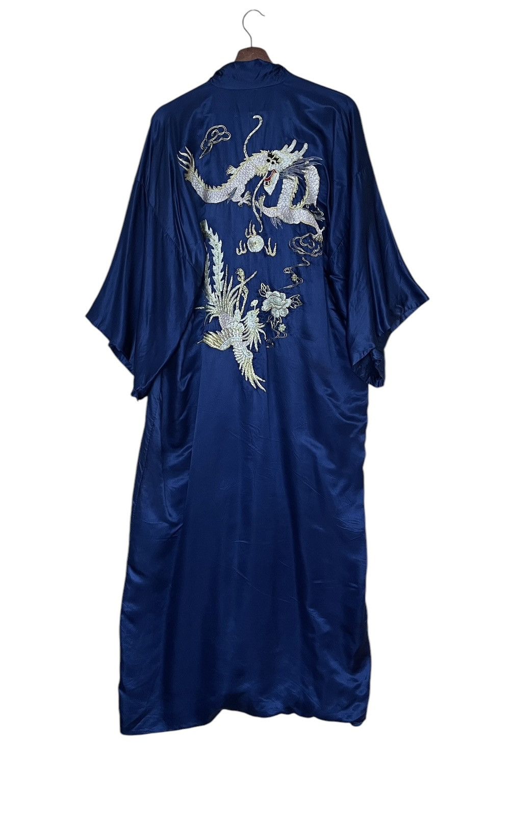 Vintage True Vintage Brand Hwa Lin 100% Silk Dragon Kimono 1980s Size US L / EU 52-54 / 3 - 2 Thumbnail