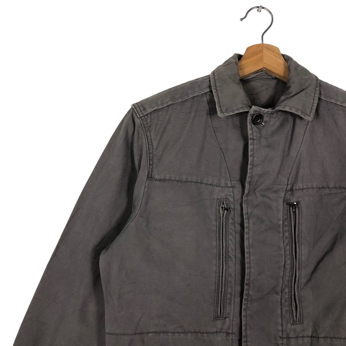 Japanese Brand 🔥90’s Vintage Cargo Multi Pocket Jacket Uniqlo Issey Miyake Size US S / EU 44-46 / 1 - 6 Thumbnail