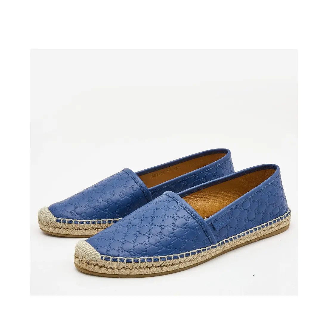 Gucci o1mt1gz0225 Espadrilles in Blue Size US 14 / EU 47 - 2 Thumbnail